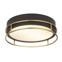 Plafonnier IP44 D : 30 cm 2x E14 rond Salle de bain
