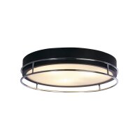 Deckenleuchte Schwarz Chrom IP44 E14 Ø 40 cm...