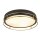 Plafonnier de salle de bain IP44 Ø 40 cm rond noir laiton