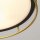 Plafonnier de salle de bain IP44 Ø 40 cm rond noir laiton
