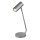 Lampe de bureau chrom&eacute;e GU10 40 cm m&eacute;tal ajustable