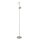 Lampadaire LED fonction tactile en argent mat 3000 K