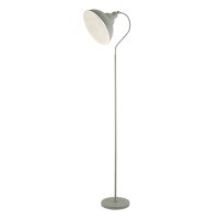 Lampadaire m&eacute;tal 166 cm taupe design vintage E27...