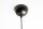 Suspension ronde Noir Or Métal Ø30 cm Rétro