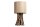 Blendarme Tischleuchte Holz Leinen 50 cm E27 wohnlich