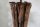 Tischleuchte Holz Stoff Weiß 58 cm groß E27 blendarm