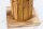 Stehlampe Holz Stoff Natur 138 cm E27 mit Fußschalter