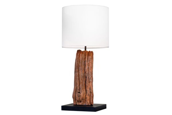 Blendarme lampe de chevet bois tissu E27 58 cm grand