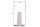 Blendarme lampe de chevet bois tissu E27 58 cm grand