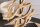 Tischlampe Holz Stoff blendarm E27 H:57 cm Leselicht