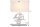 Tischlampe Holz Stoff blendarm E27 H:57 cm Leselicht