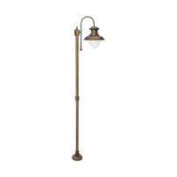 Lampe dallée IP44 en bronze antique E27 210 cm...