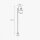 Wegeleuchte IP44 in Bronze Antik E27 210 cm Glas Messing