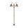 Lampe dextérieur à 2 flammes 210 cm E27 IP44 laiton Maritim
