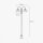 Lampe dextérieur à 2 flammes 210 cm E27 IP44 laiton Maritim