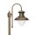 Wegeleuchte in Bronze Antik matt IP44 E27 150 cm Messing