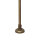Wegeleuchte in Bronze Antik matt IP44 E27 150 cm Messing