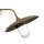 Applique murale extérieure IP44 laiton E27 en bronze antique mat