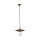 Suspension extérieure IP44 laiton verre E27 Ø 25 cm