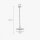 Suspension extérieure IP44 laiton verre E27 Ø 25 cm