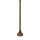 Lampadaire extérieur IP44 210 cm 3-flamme E27 laiton massif