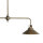 Deckenlampe 2-flammig E27 in Bronze Antik Echt-Messing