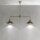 Deckenlampe 2-flammig E27 in Bronze Antik Echt-Messing