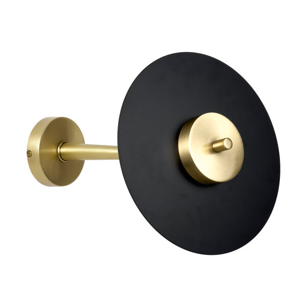 LED Wandleuchte Messing Eisen Ø 23 cm 2700 K Premium