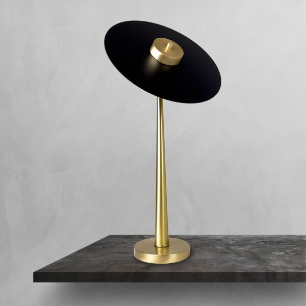 Lampe de table LED laiton fer H : 53 cm 2700 K Moderne
