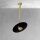 Plafonnier LED rond D : 30 cm en bronze clair noir