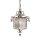 H&auml;ngelampe CANDELA 7 Antik Silber Spiegel Lampe