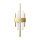 Wandleuchte Messing Art Déco für 2x S14d H: 50,5 cm