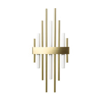 Applique Art Déco hauteur 70,5cm laiton massif 3x...