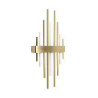 Applique Art Déco hauteur 70,5cm laiton massif 3x...