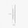 Wandlampe Messing massiv 70,5 cm hoch für S14d Art Déco