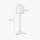 Stehlampe in Bronze hell Braun E27 160,5 cm Messing Stoff