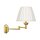 Applique chambre laiton tissu orientable E14