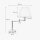 Tischlampe verstellbar 47,5 cm Messing Stoff E14