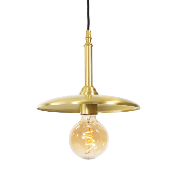 Lampe à suspendre 3 flammes en bronze clair E27 laiton massif