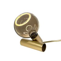 Lampe de table petite H : 8 cm Laiton véritable...