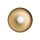 Applique laiton fer E27 D : 30 cm rond noir or