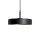 Suspension ronde noir or E27 Ø 40 cm laiton fer
