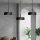 Suspension 3 flammes L : 120 cm Laiton Fer E27