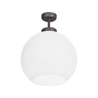 Deckenlampe Kugel &Oslash; 24 cm Messing Glas E27 in...