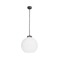 Pendelleuchte Kugel &Oslash; 24 cm Messing Glas E27 in...
