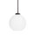 Deckenlampe 3-flammig Messing Glas höhenverstellbar E27