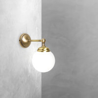Lampe de salle de bain murale L : 12 cm Abat-jour...