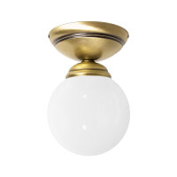 Plafonnier boule &Oslash; 12 cm en bronze clair brillant...