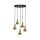 Pendelleuchte rund Ø 40 cm Messing Eisen verstellbar