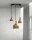 Lampe à suspendre 3 flammes noir laiton fer Ø 40 cm pour E27